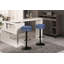 Ensemble de 2 tabourets ronds avec rangement, tabouret de bar réglable en hauteur et tabouret pivotant à 360 °-1106330318