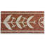 Carnelian 11" x 21.7" Marble Mosaic Wall & Floor Tile