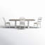 Bale 4 Person Trestle Dining Table Set-87531355