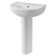 American Standard Evolution 17.5'' Vitreous China U-Shaped Bathroom Sink with Overflow