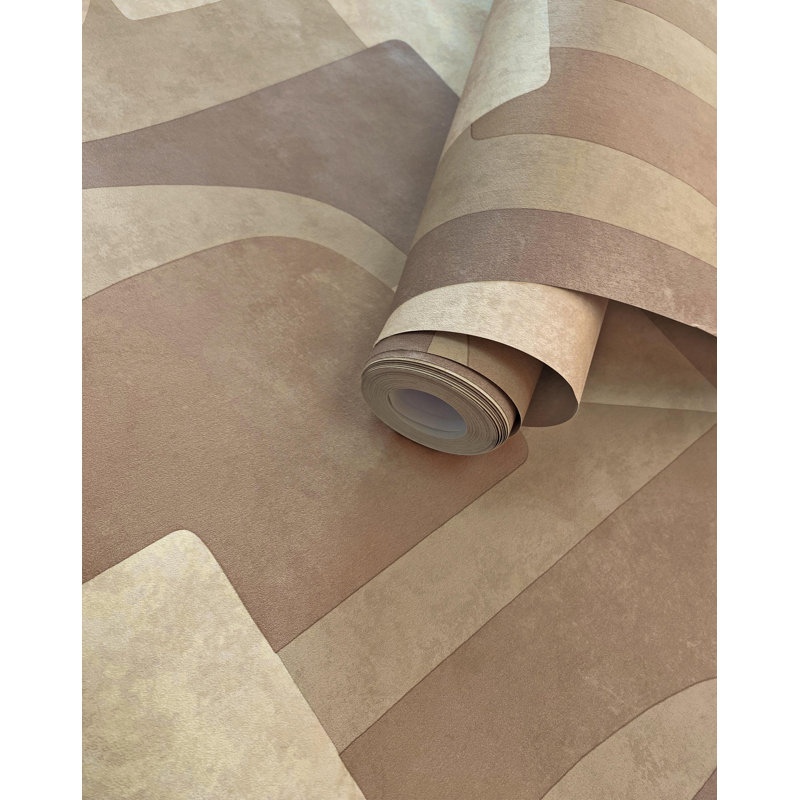 Abstract Double Roll, Brown