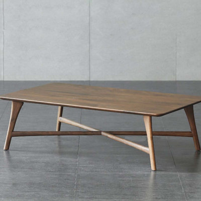 Scandinavian Minimalist Oak Coffee Table