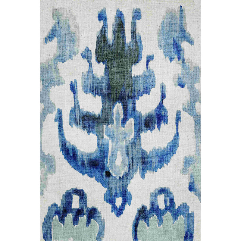 Ikat saphir IV, H 18 po x l 12 po