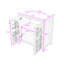 Meuble-lavabo rustique avec lavabo en céramique, tablettes de rangement réglables et portes à fermeture en douceur-903753187
