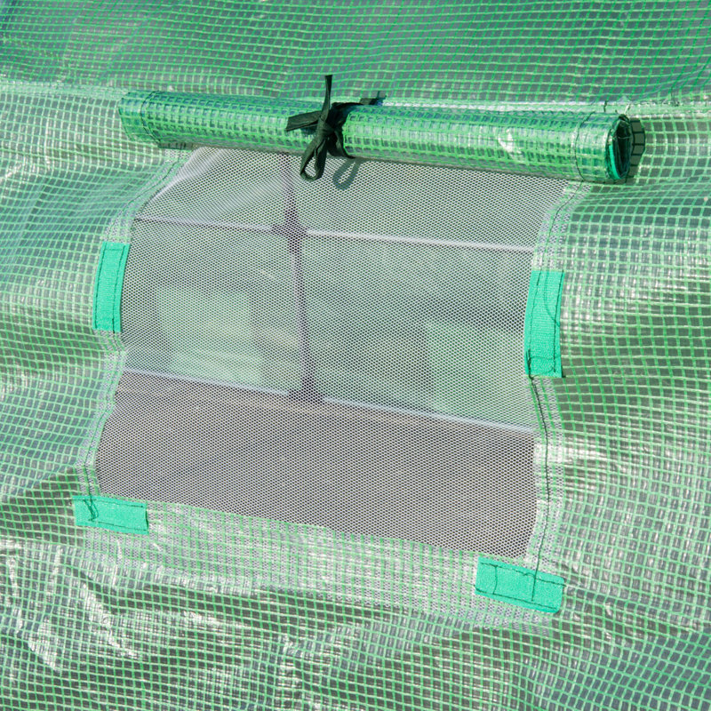 9.8' W x 19.7' D Greenhouse