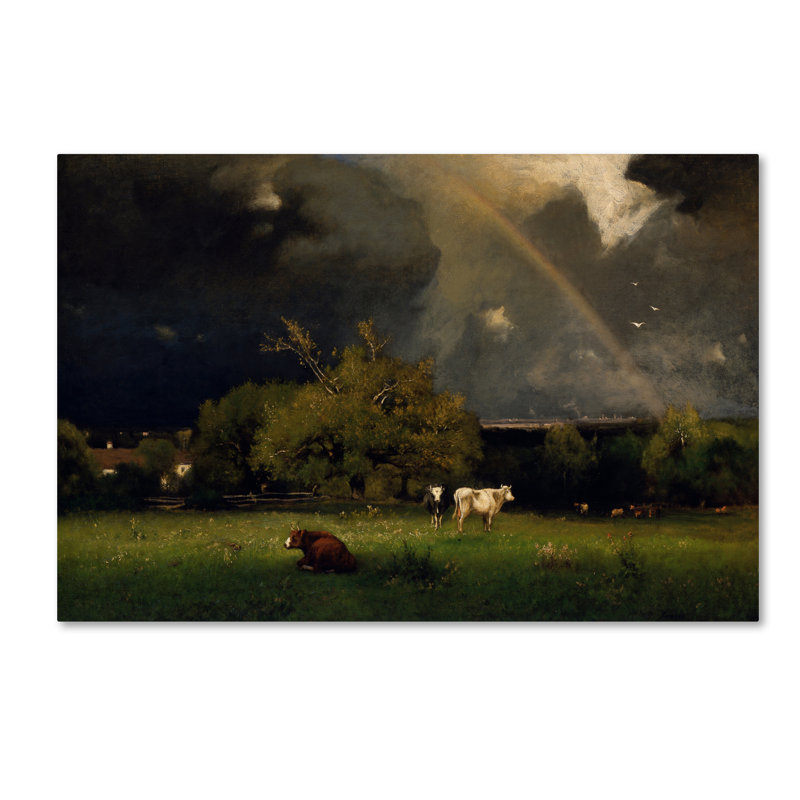 « the arc-en-ciel », impression sur toile tendue, 16 po x 24 po