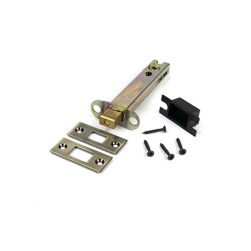 Heavy Duty Tubular Deadbolt, Aged Brass