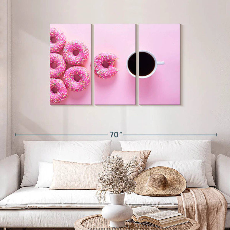 Yarlin Doughnuts And Coffee, 28" H x 45" W