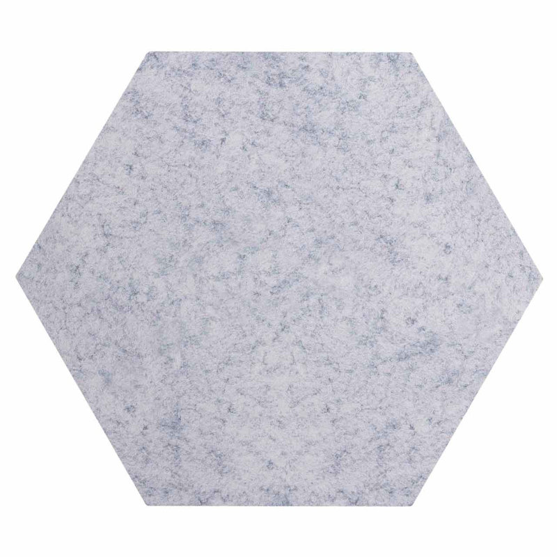 Décoration murale acoustique, Gris marbre, H 10,4 po x l 12 po x P 3 po