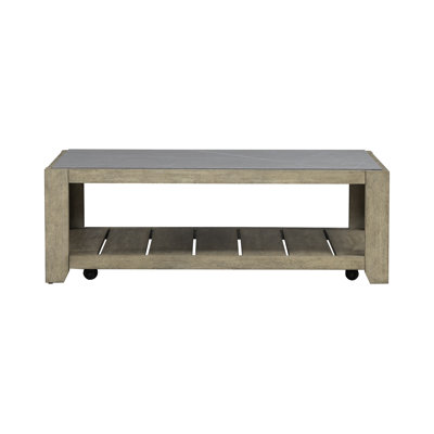Shimeck Cocktail Table w/ Casters