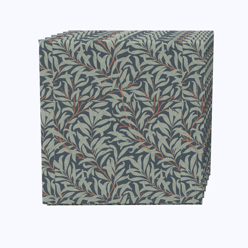 Cotton Floral Square Napkin