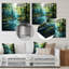 Décoration murale en métal Drip Natures Pulse River II - Paysages-550561688