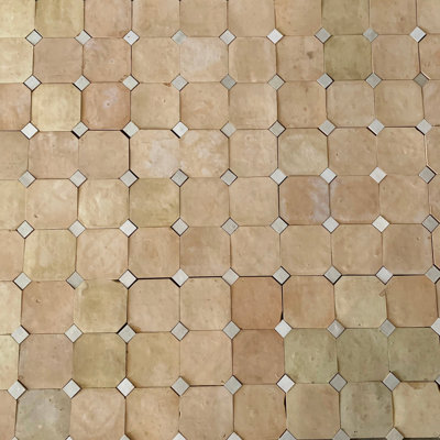Bouchon 4 in. x 4 in. Terracotta Tile