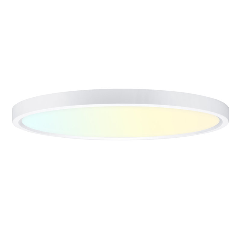 Plafonnier encastré en plastique Wynnfield, H 1 po x l 23,6 po x P 23,6 po