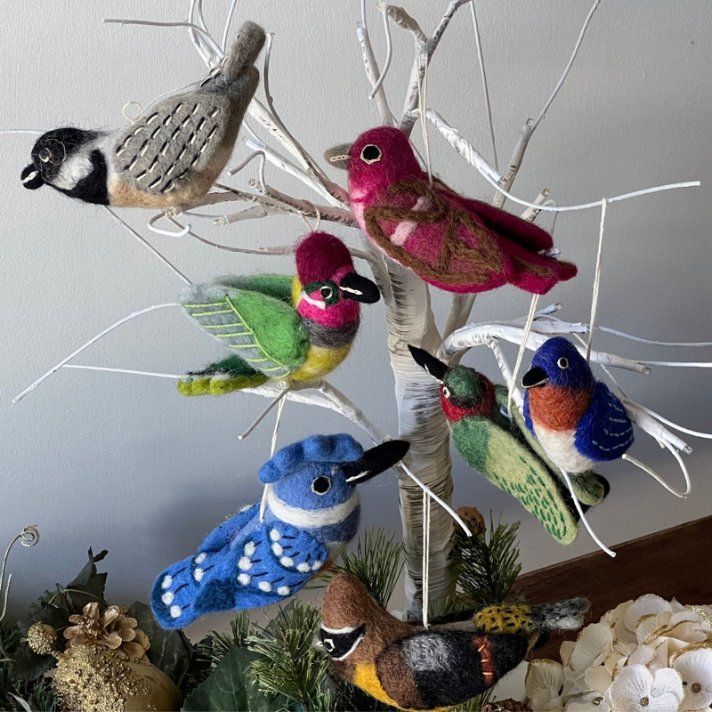 Ensemble d'ornement 10 pièces arbre de Noël suspendu