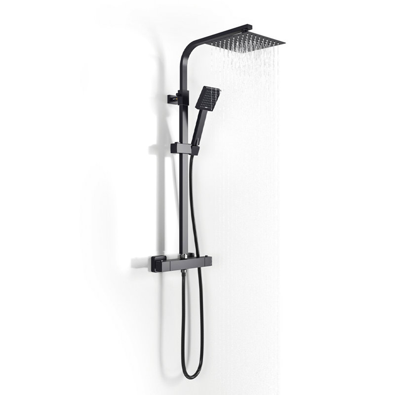 Square Rod Temperature-Controlled Shower Head Set