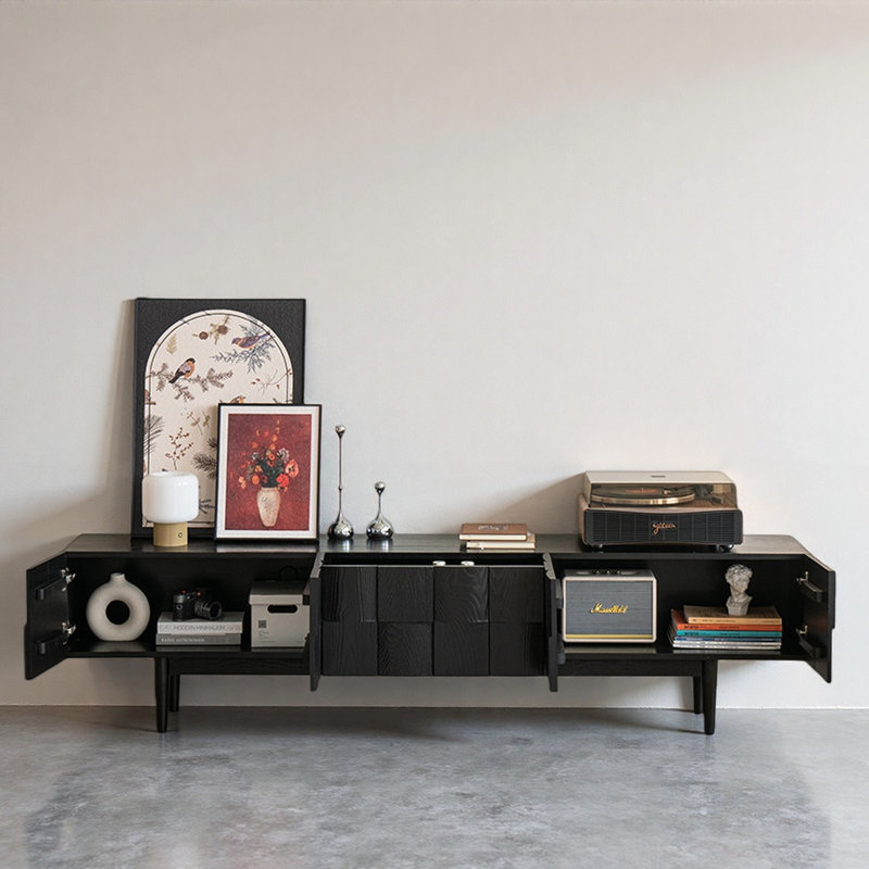Black Creative TV Stand