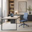  Chaise de bureau ergonomique et pivotante avec accoudoirs rabattables, chaise de bureau en filet avec support lombaire, coussin ignifuge pour le bureau personnel-938250661-938250663