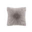 Housse de lit de jour gris foncé avec motif à losanges et coussin en forme de minotaure