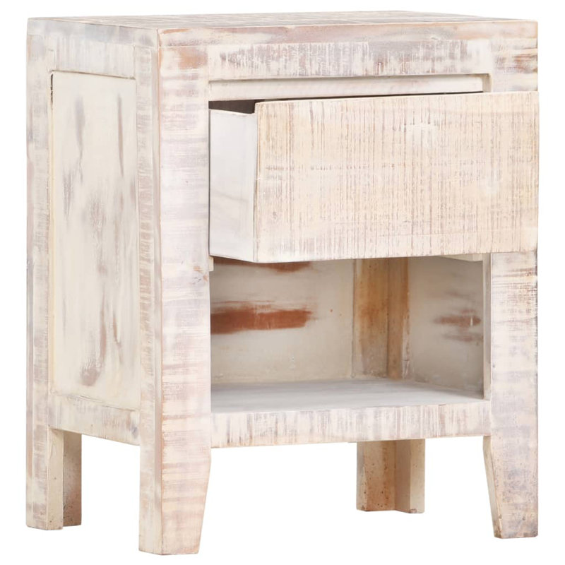 Franz 40cm W Solid Wood Bedside Table