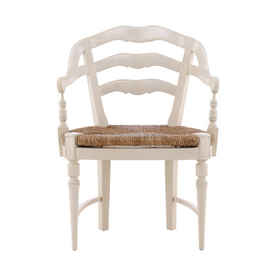 Furniture Classics Maverick Mahogany Rush Seat Arm Chair