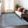Machine Washable Indoor/Outdoor Claudian ACN1645 Blue Rug