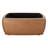 Janice Genuine Leather Upholstered Storage Ottoman