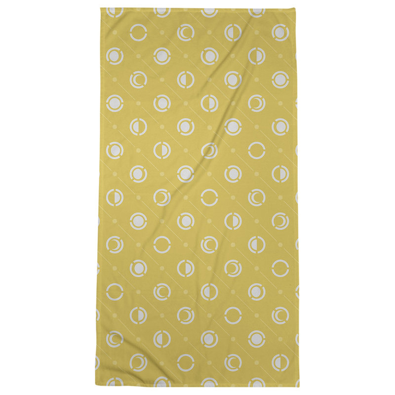 Serviette de plage Classic Moon Phases, Vert clair