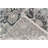 Hand-Knotted Grey Wool Area Rug 8' x 10' ft– Traditional Medallion Design with Ornate Border