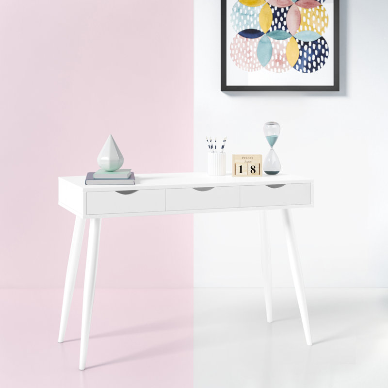 Casson Writing Desk, White
