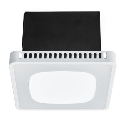 Bathroom Exhaust Fan, 80-110-130 CFM Bathroom Vent With Seven Colors RGB Lights, 1.5 Sones Low-Noise, Premium DC Motor Ceiling Fan For KTV Laundry Room, Storage Room, Ventilation
