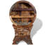 Agetina Floor Wine Bottle Rack Brown