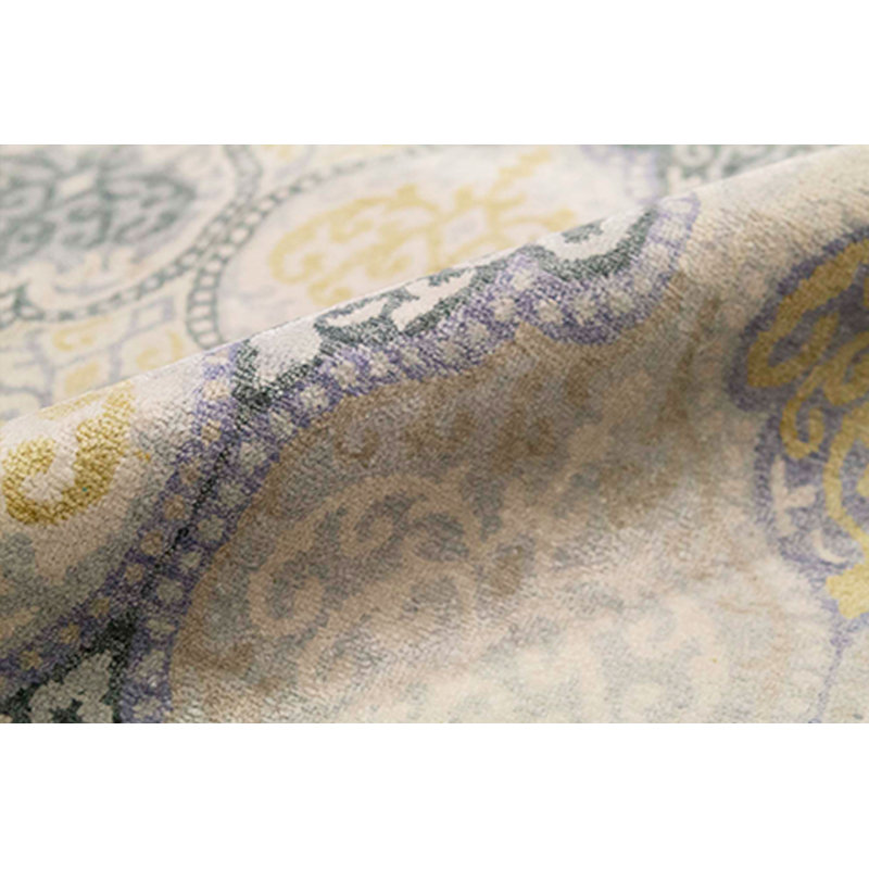 Silk Geometric Area Rug