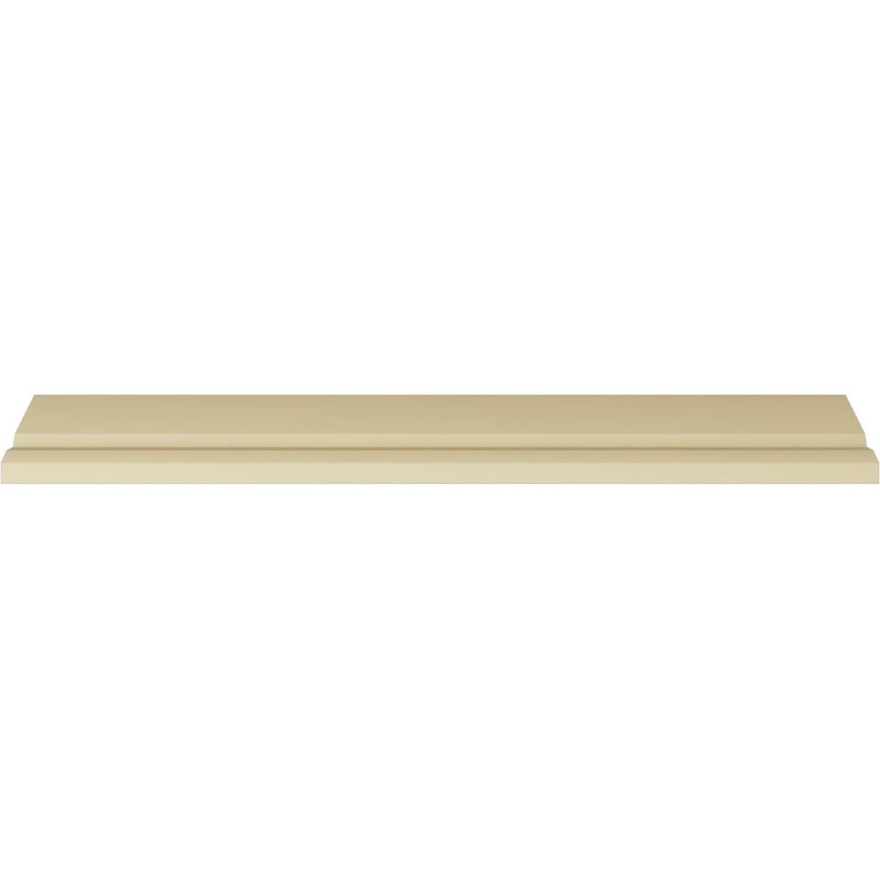 Primed White Polyurethane Geometric Crown Moulding Sample