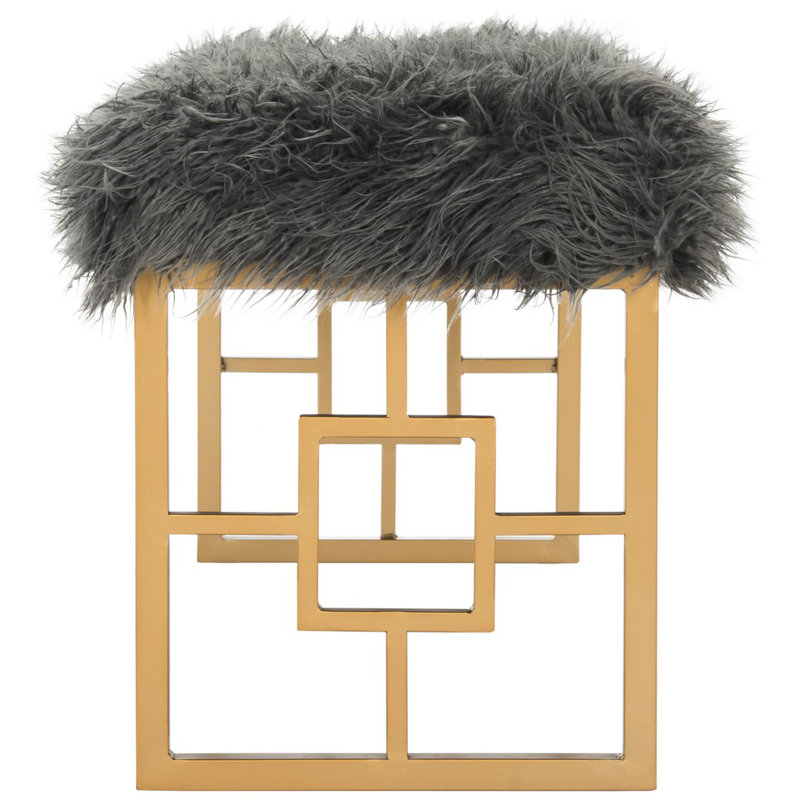 Banc rembourré Hamazasb, Gris