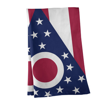 Serviette de thé à drapeau ohio