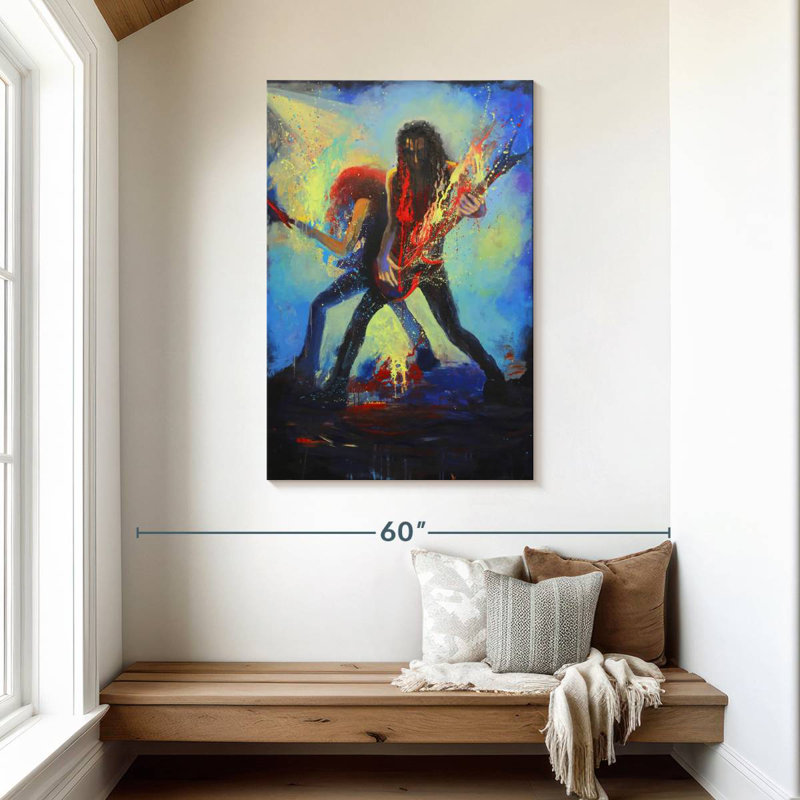 Abarca Rock And Roll, 45" H x 30" W