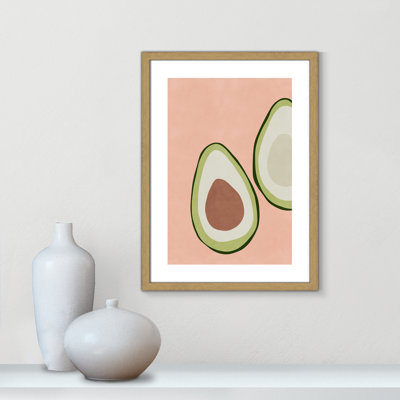 Avocat tranché - reproduction d'art