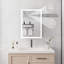 Armoire à pharmacie de salle de bain avec lumières, armoire à pharmacie DEL 28 po x 20 po