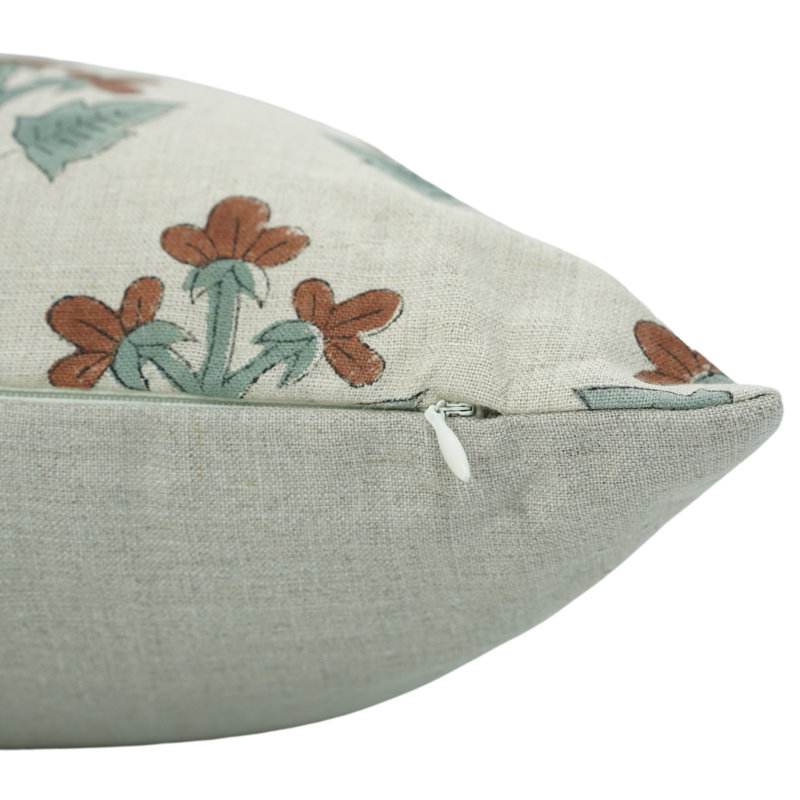 Housse de coussin pour canapé et canapé Fab Divine, brun, chahat, Carrée, H 26 po x l 26 po