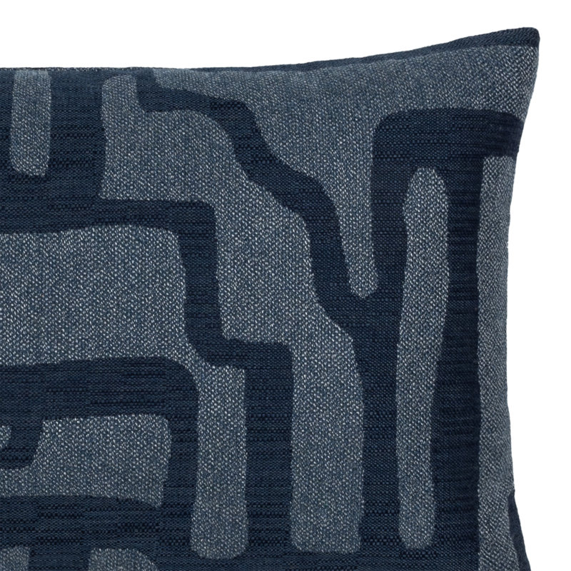Noble Outdoor Rectangular Sunbrella® Pillow Cover & Insert, Indigo