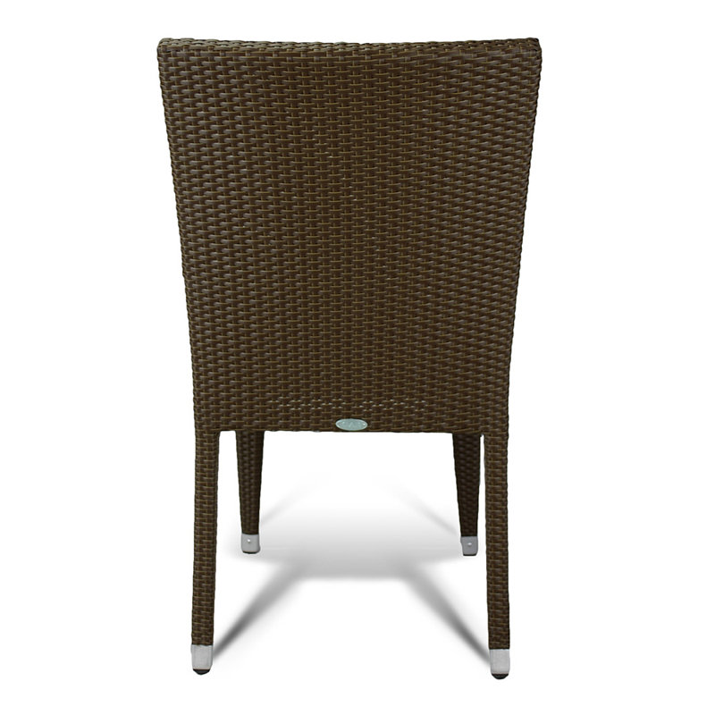 Asbury Patio Side Chair, Coffee