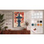 Autumn Stone Lantern Japandi - Wrapped Canvas-852294531-852294530