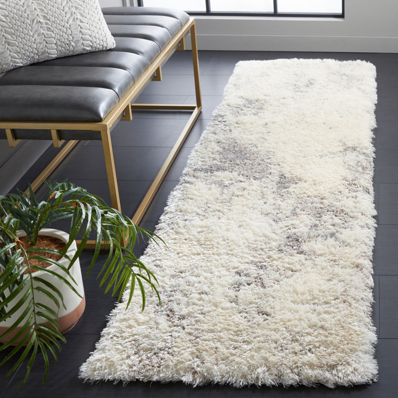 Cloud Shag Performance Abstract Rug, Runner 2'3" x 8'