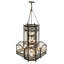 Luminaire suspendu châtaignier 6 lumières Datev
