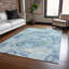 Machine Washable Indoor/Outdoor Christain ACN1387 Seafoam Rug-109533775