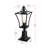 Canterbury 7 Inch Outdoor Post Light in Black
