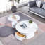 Ensemble de 2 tables basses rondes, table de salon
