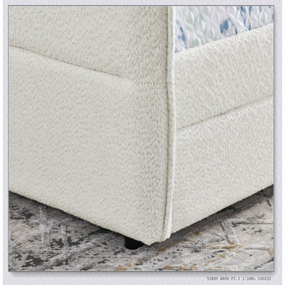 Beige Queen Bed