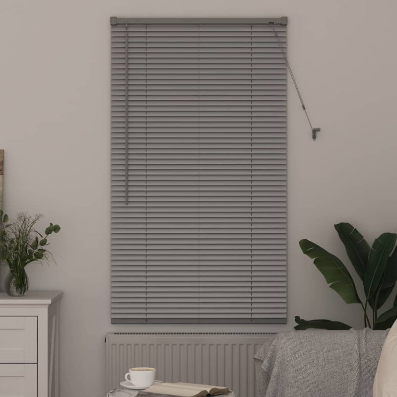 Venetian Blind, 130cm L x 75cm W, Silver